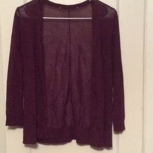 Ann Taylor Loft Sheer Cardigan Sweater Size Medium